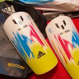Adidas Messi Shin Guards Size L 5'10"-6'1"
